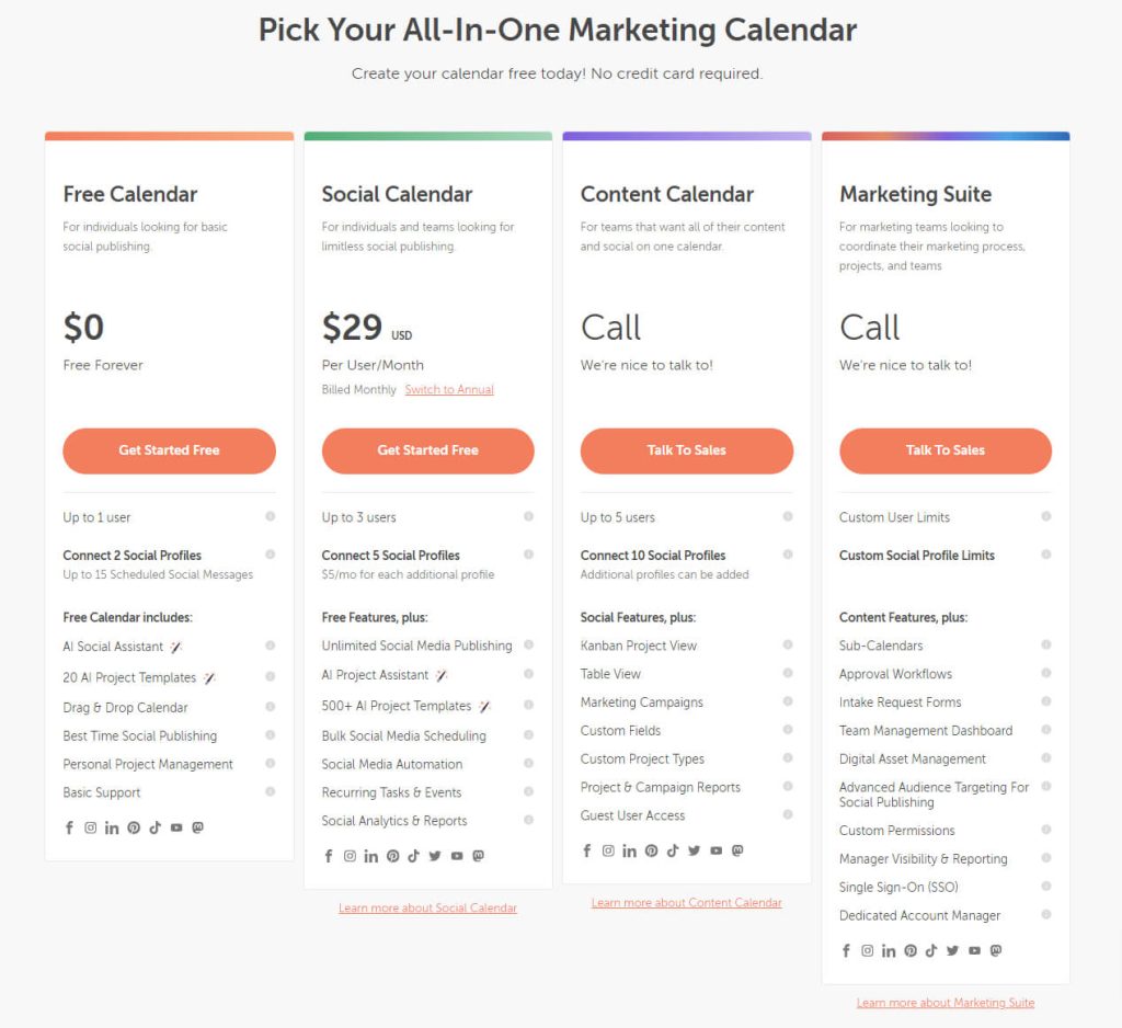 coschedule vs hootsuite pricing